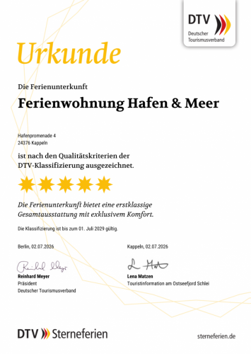 5 Sterne Ferienwohnung